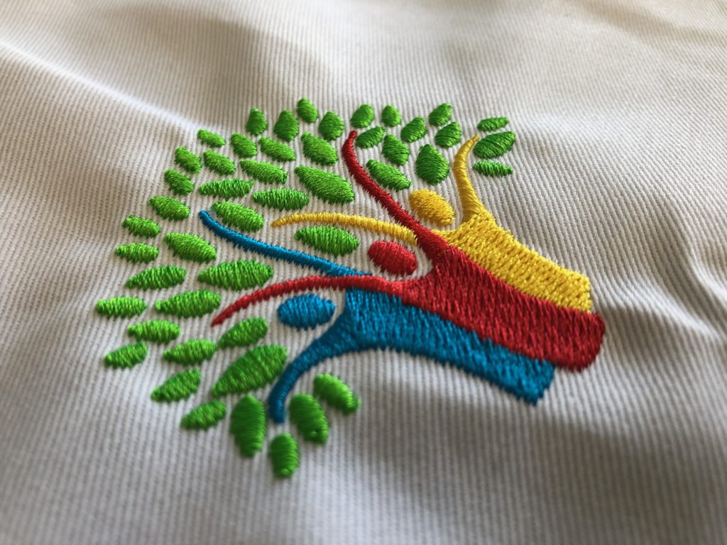 Embroidered apparel